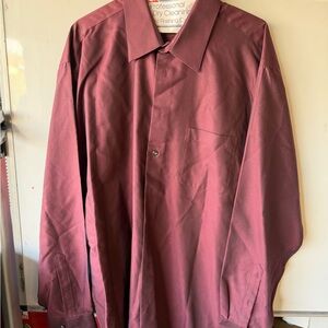 Pronto Uomo Burgundy Dress Shirt